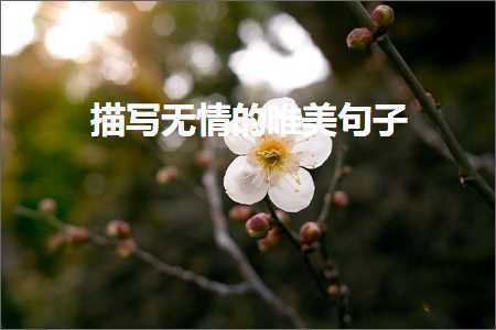 鎻忓啓鏃犳儏鐨勫敮缇庡彞瀛愶紙鏂囨969鏉★級